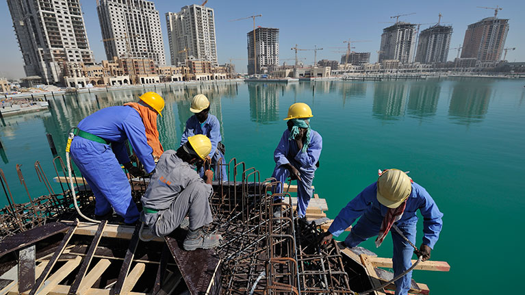 کلمات نرم ILO علیه برده‌داری در قطر